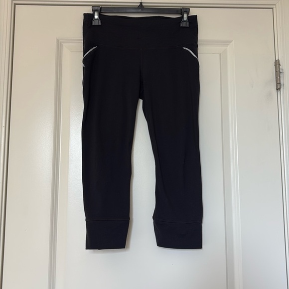 Athleta - Black Yoga Pants (7/8 Mid Rise) - Picture 1 of 5